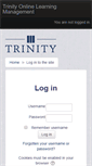 Mobile Screenshot of moodle.trnty.edu