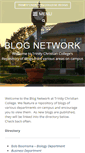 Mobile Screenshot of blogs.trnty.edu