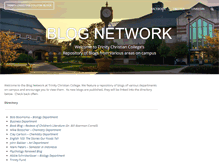 Tablet Screenshot of blogs.trnty.edu