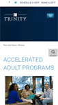 Mobile Screenshot of adultstudies.trnty.edu
