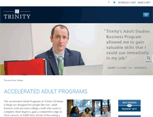 Tablet Screenshot of adultstudies.trnty.edu