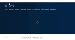 Desktop Screenshot of graduate.trnty.edu